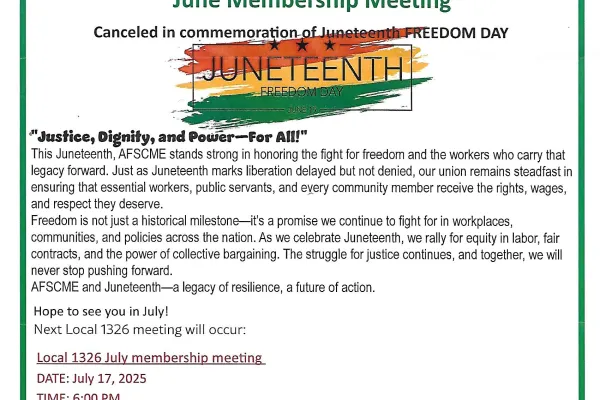 June Meeting Canceled