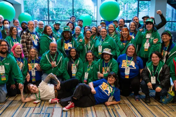 members posing at convention 2025