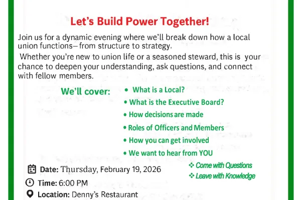 February Membership Meeting