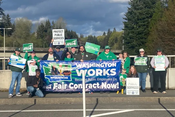 OFO overpass banner drop