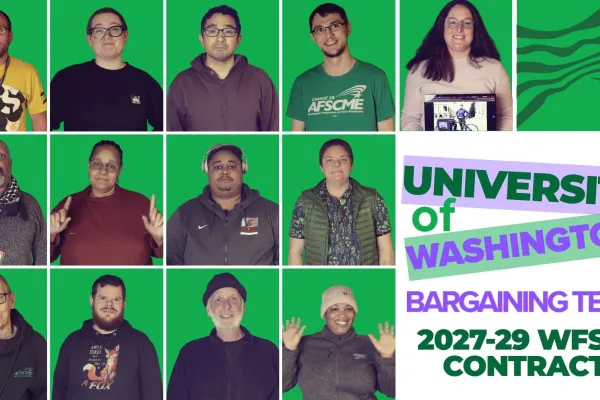 Picture of UW Bargaining Team