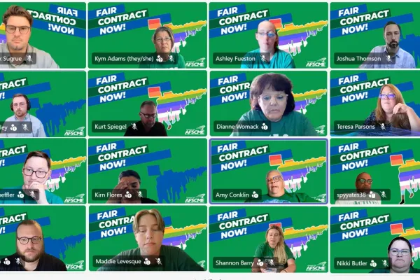 the WFSE GG bargaining team