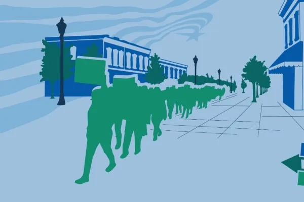 walkout with washington