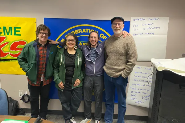 photo of ALJ bargaining team
