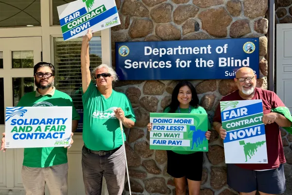members at dept of services for the blind