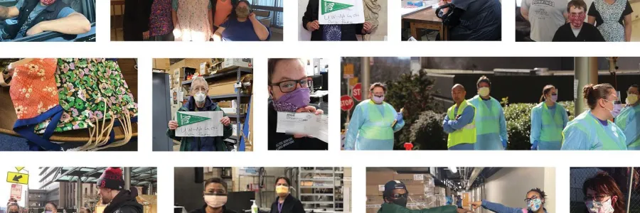 Collage of many WFSE Local 313 members