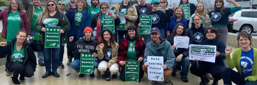 wfse member group shot in Ferndale