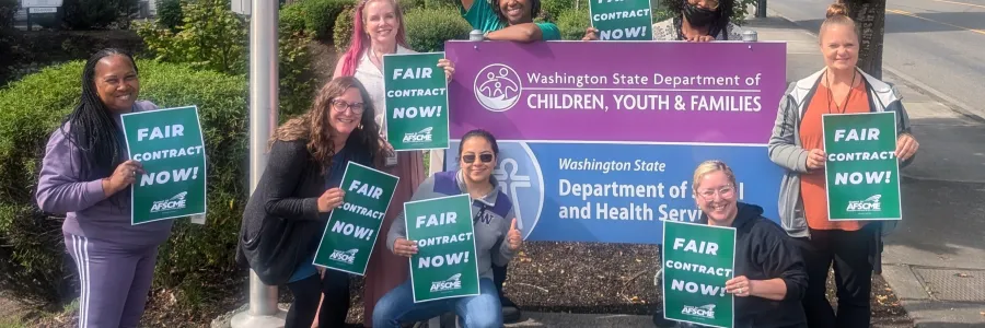 DCYF and DOH members in Puyallup