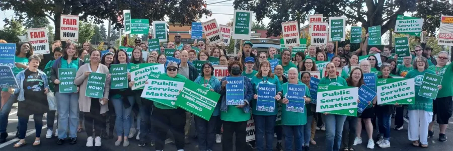WFSE members in everett