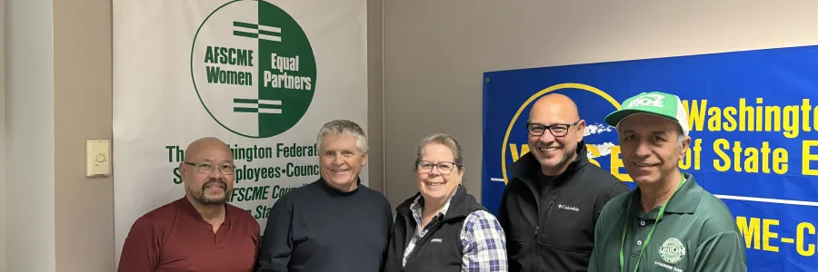 Group photo of LAP 27-29 bargaining team