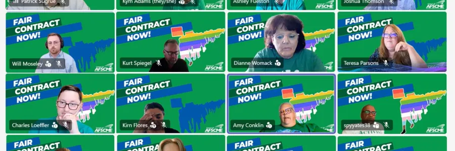 the WFSE GG bargaining team