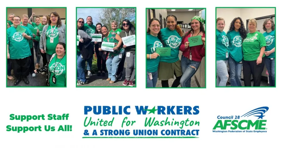 support staff support us all graphic
