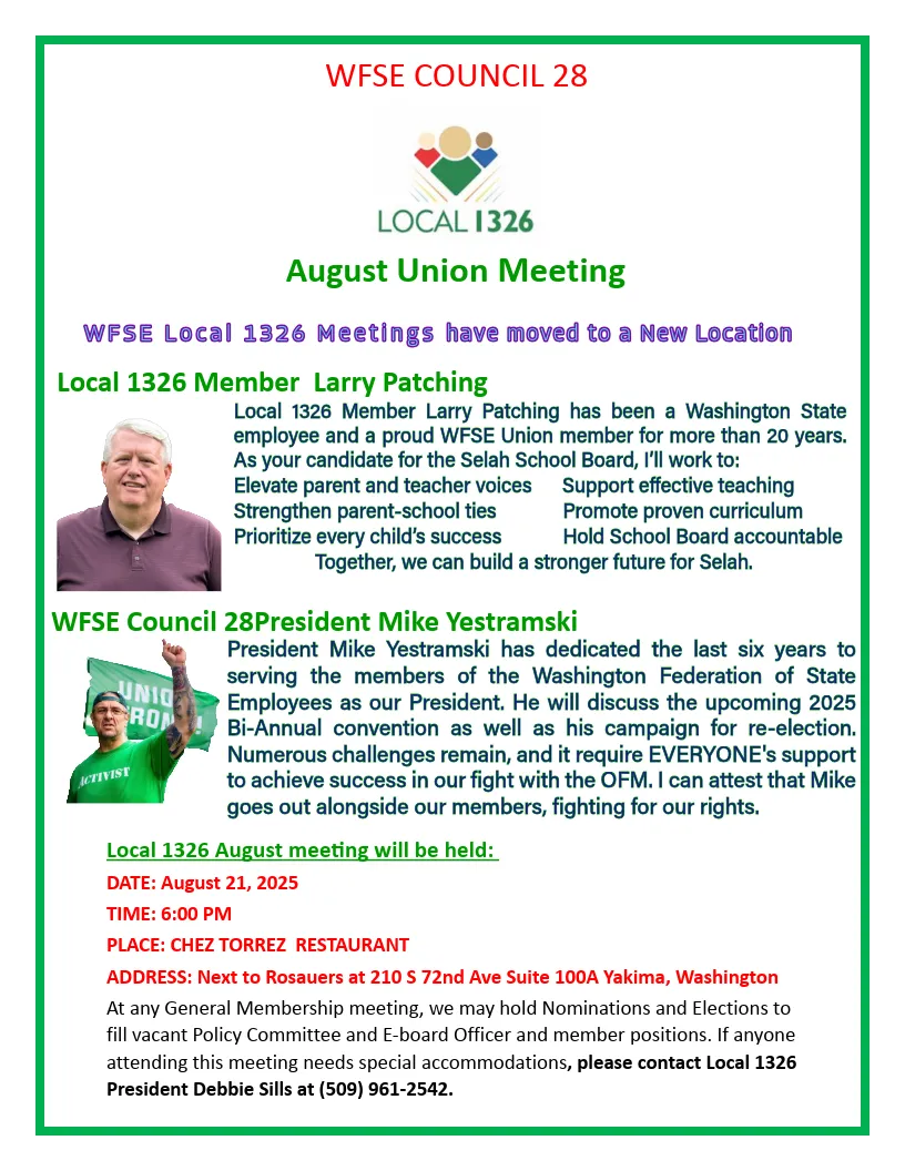 Membership Meeting August 2025
