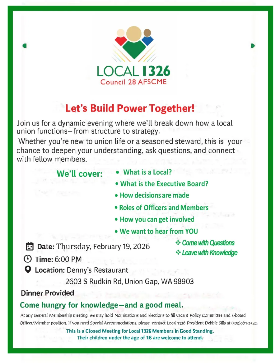 February Membership Meeting