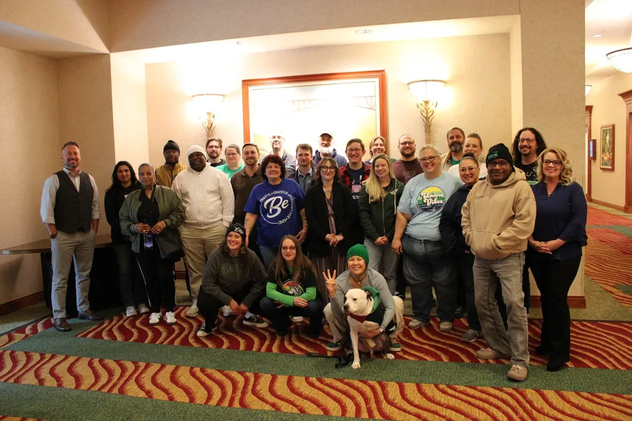 Group photo of GG 27-29 bargaining team