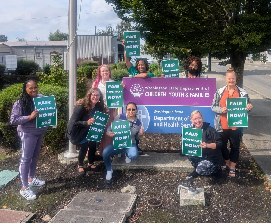 DCYF and DOH members in Puyallup