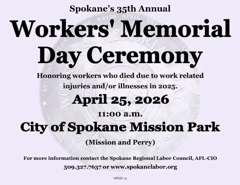 Workers' Memorial Day Ceremony