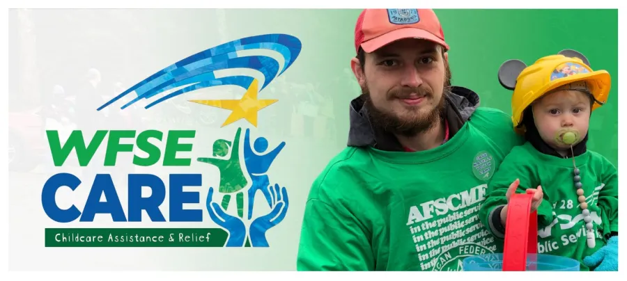 WFSE care member and child