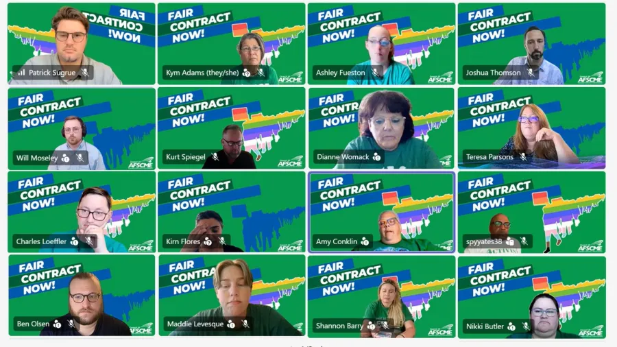 the WFSE GG bargaining team