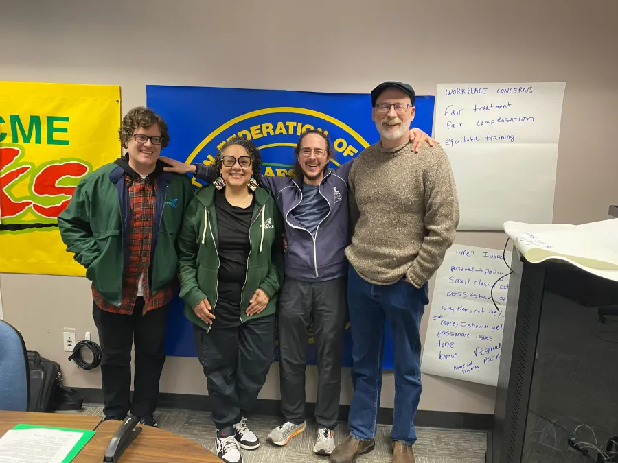 photo of ALJ bargaining team