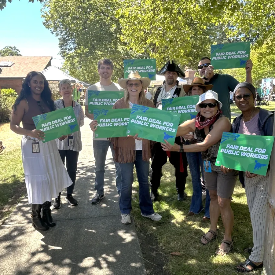 WFSE members at fircrest school