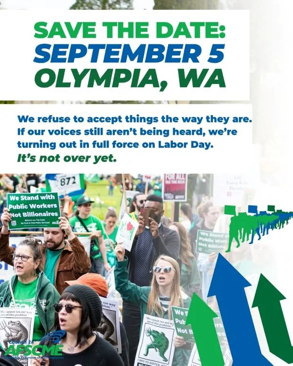 Save the Date: September 5 in Olympia