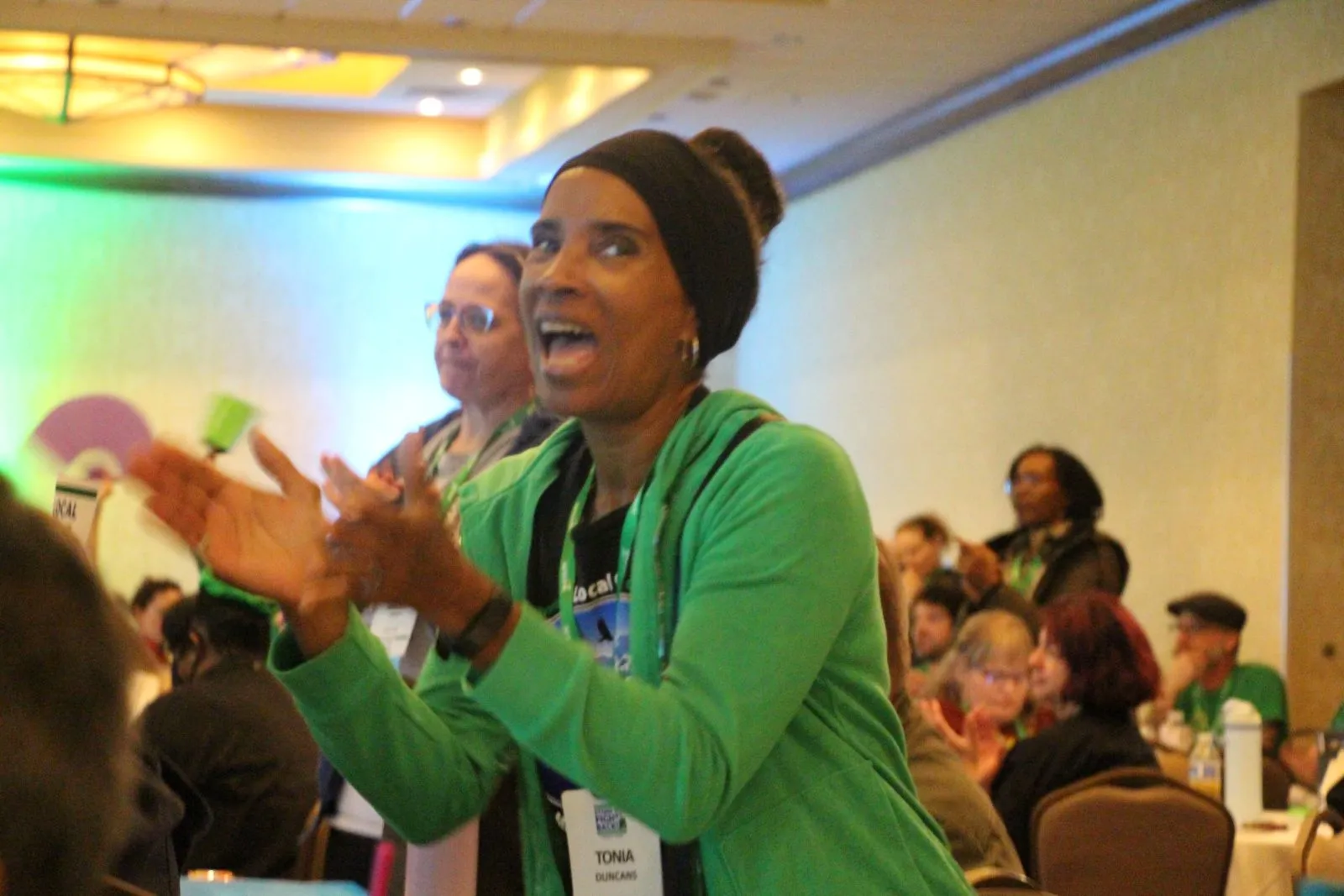 clapping members wfse convention