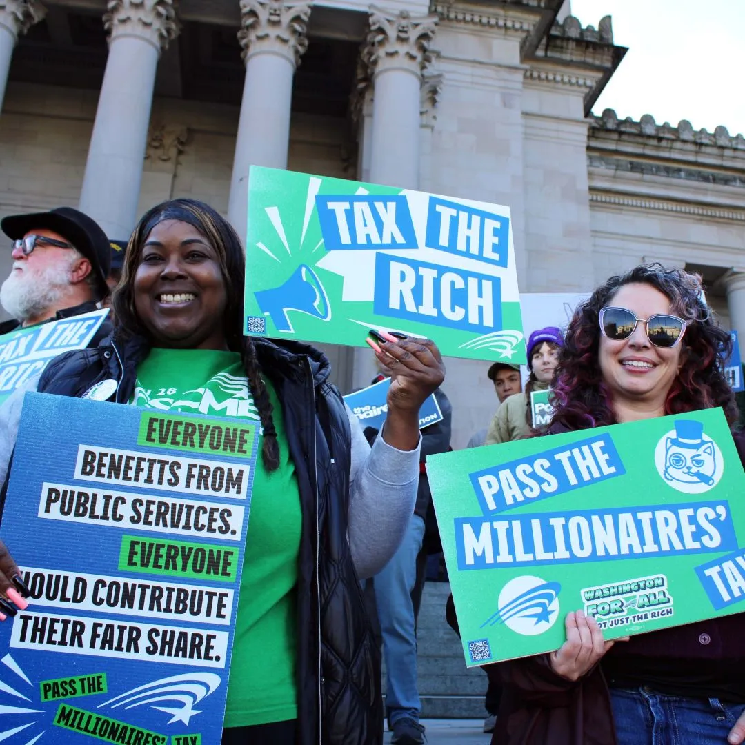 tax the rich pass the millionaires tax