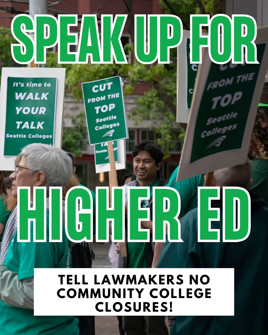 speak up for higher ed