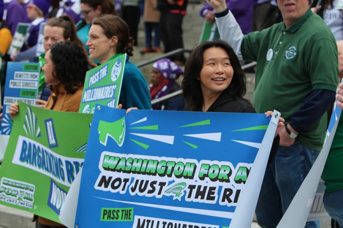 member holding washington for all not just the rich
