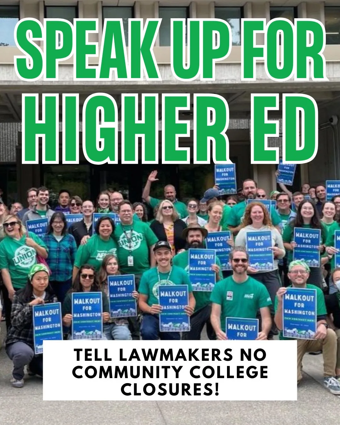 speak up for higher ed