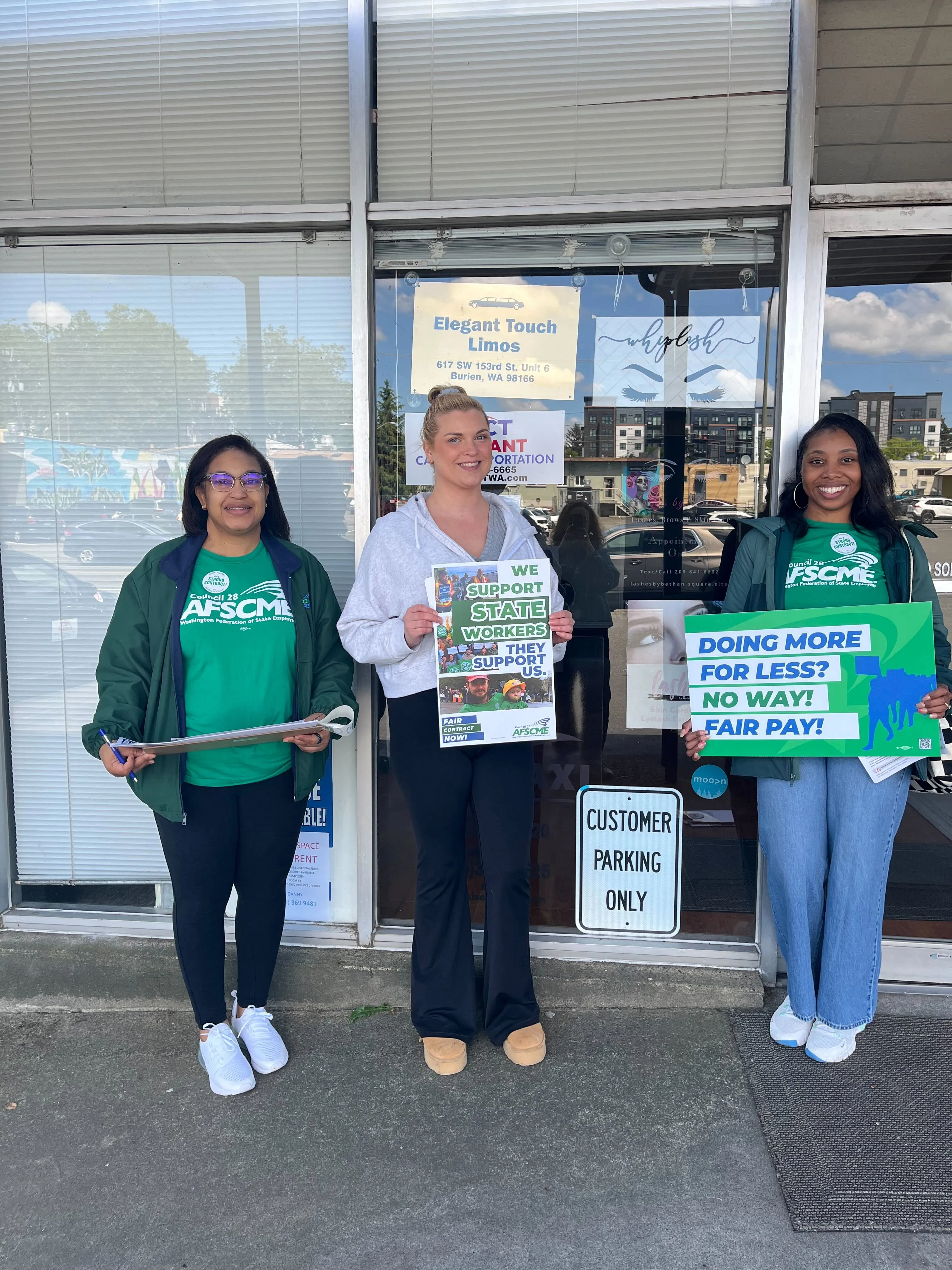 wfse members engaging their communities