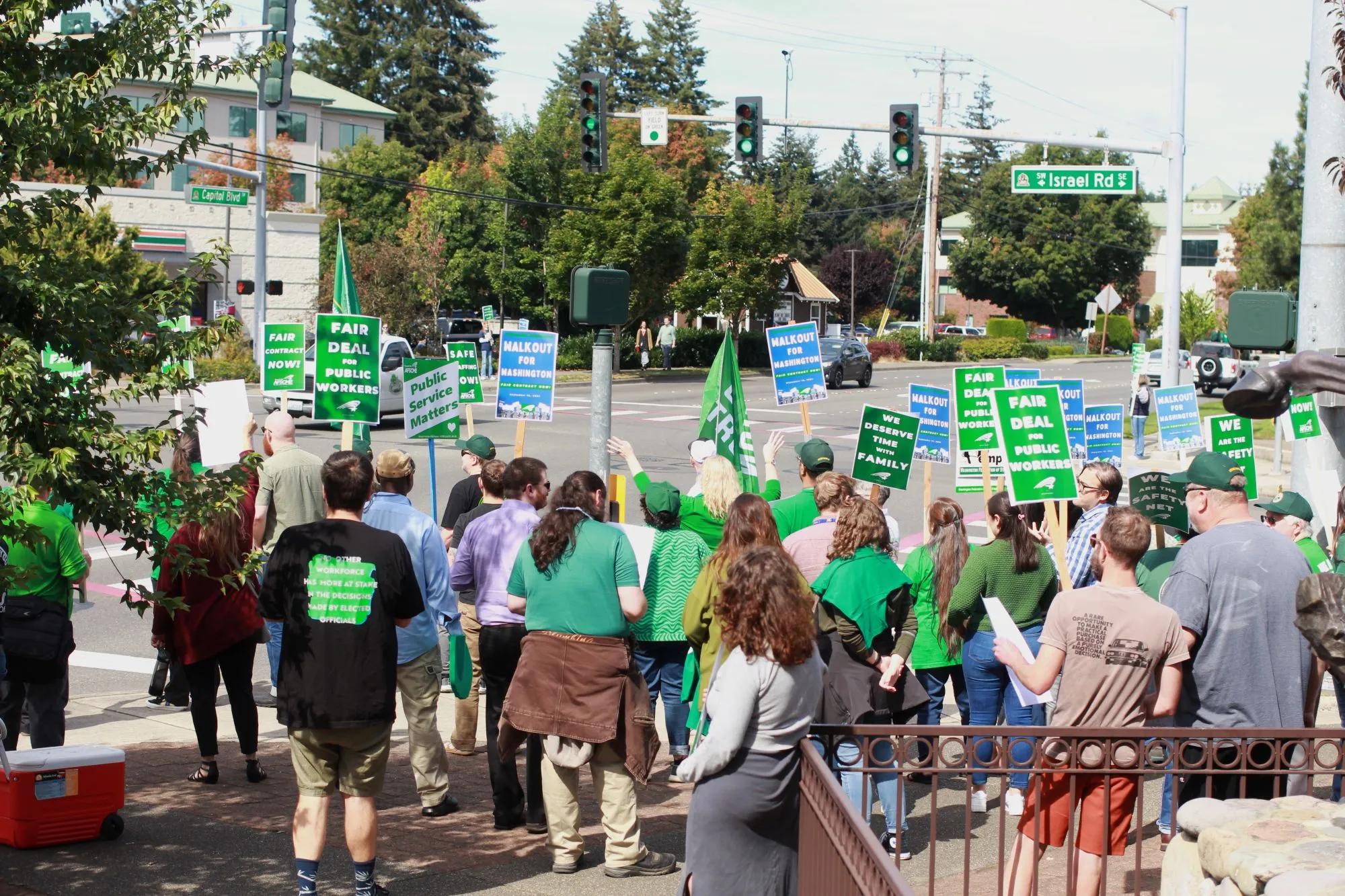 walkout in olympia