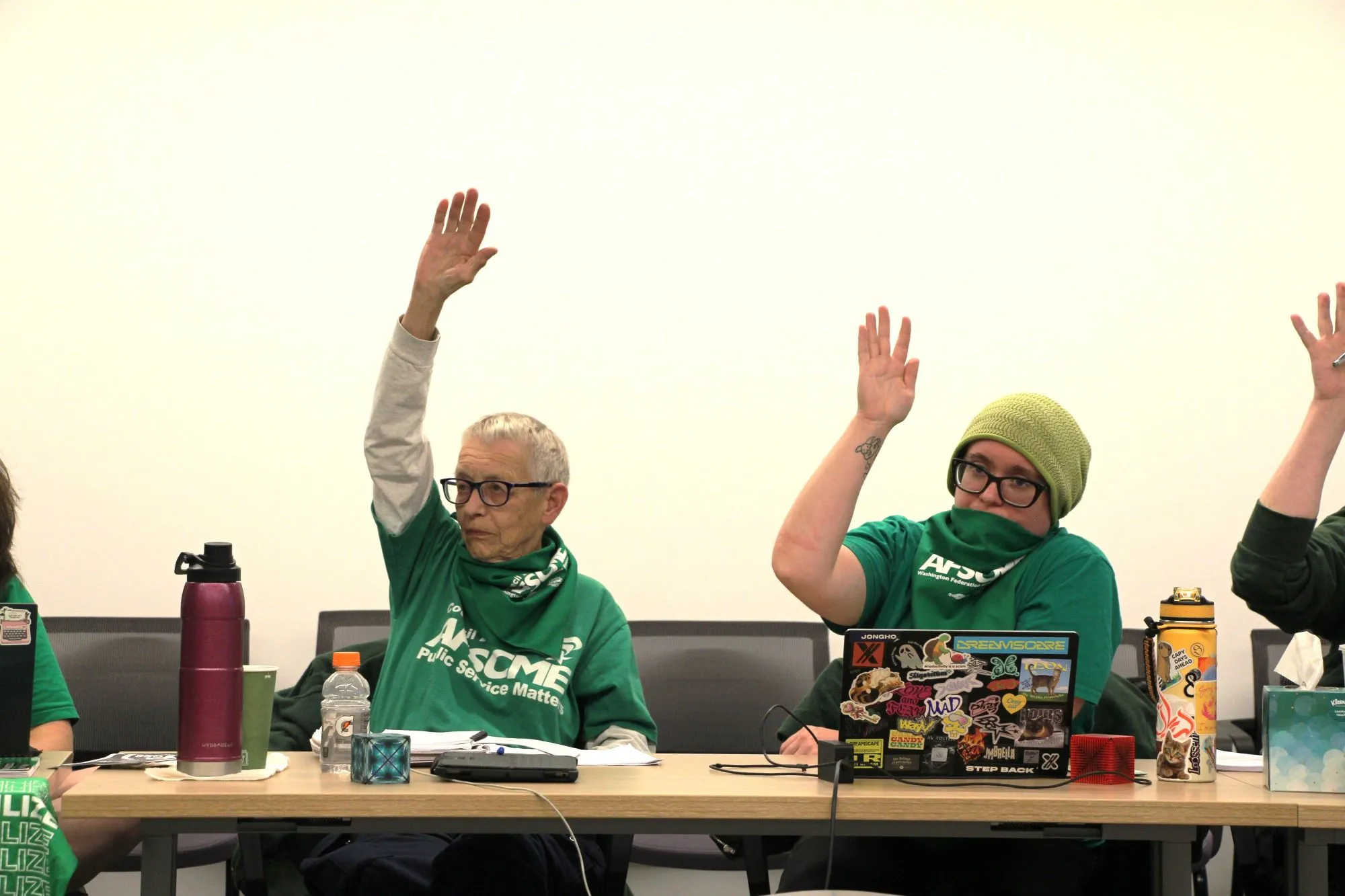 wfse members in person bargaining