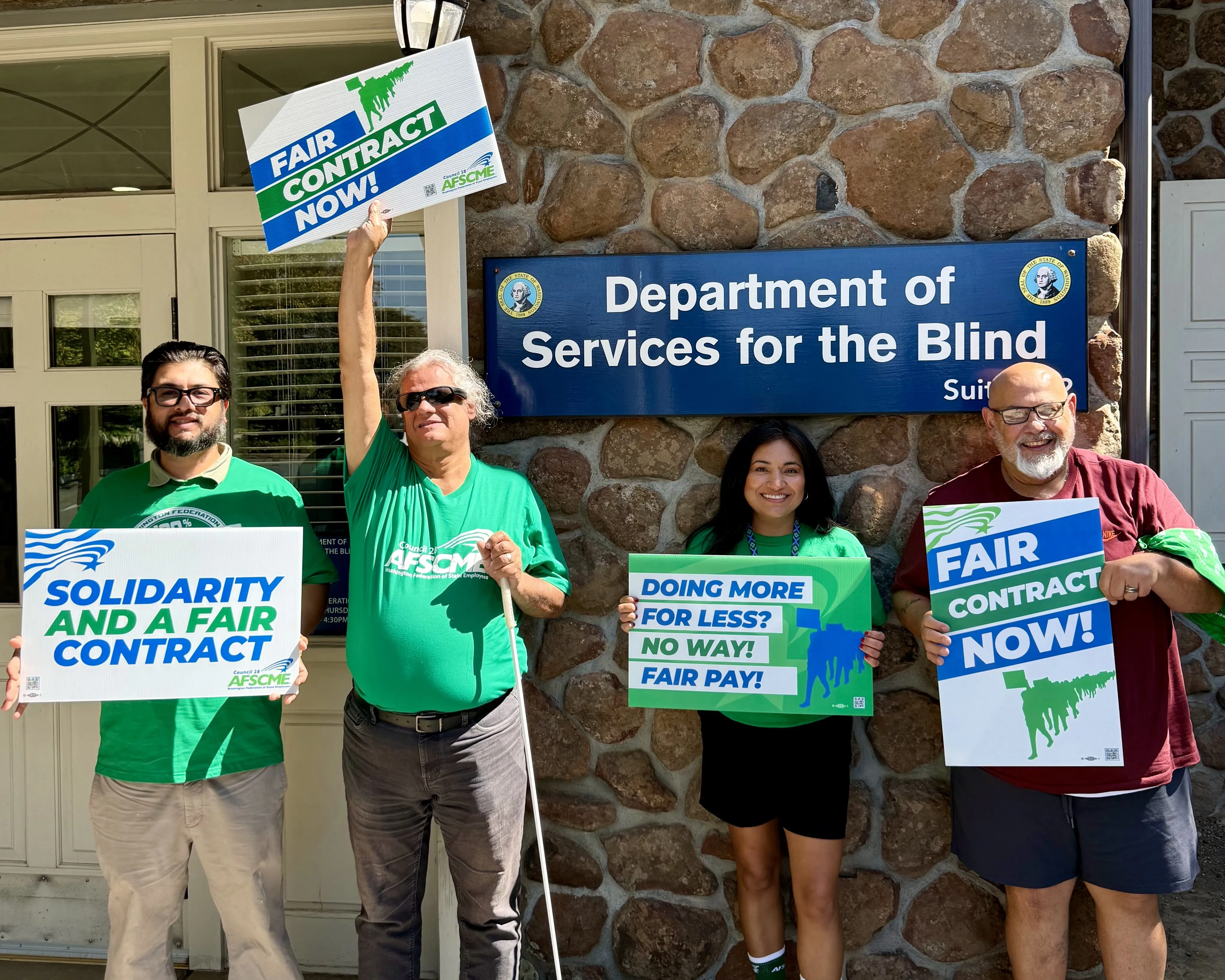members at dept of services for the blind