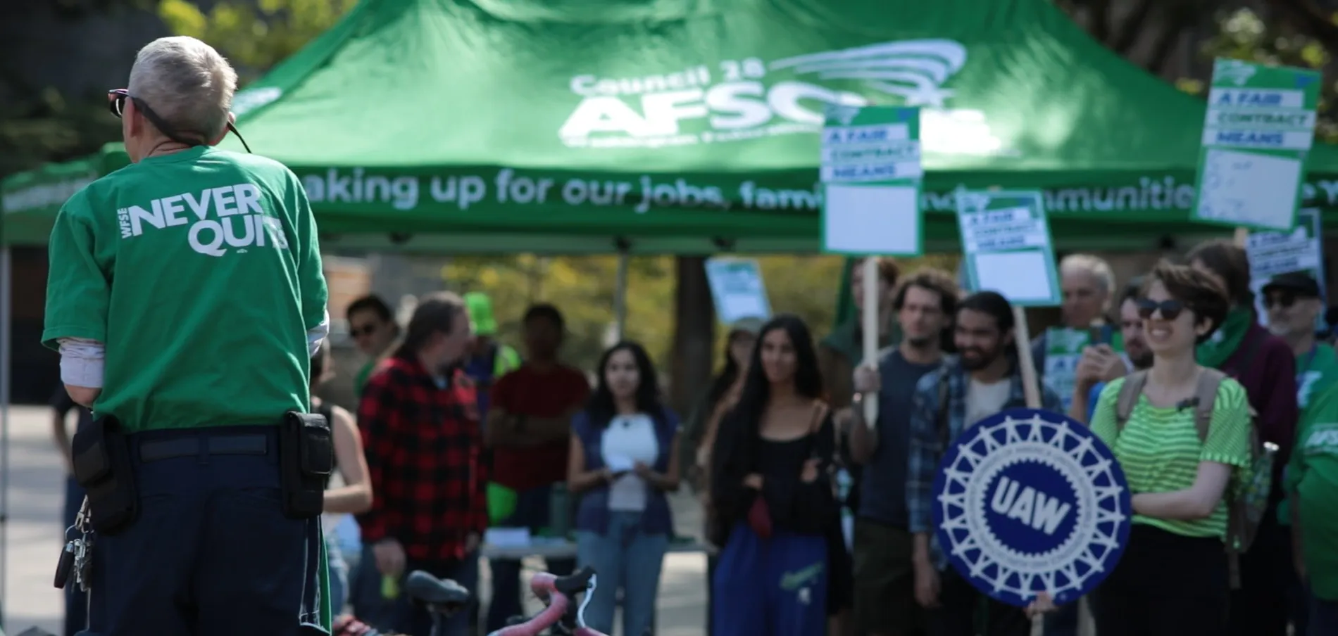 UW main campus walkout