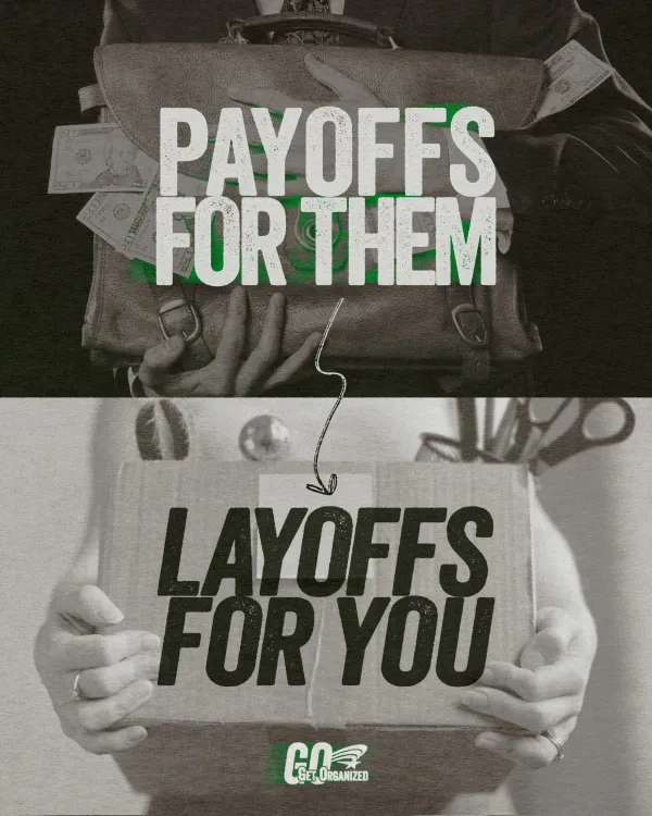 payoffs layoffs