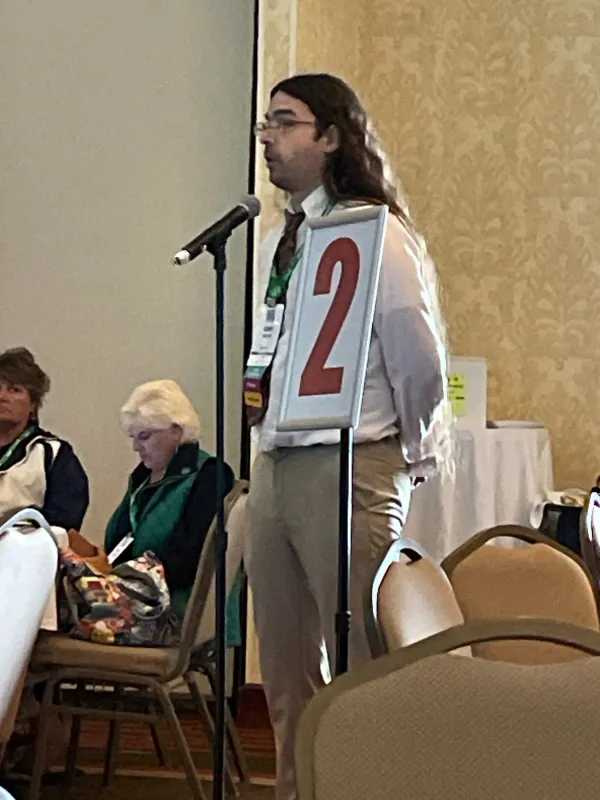 Cory Miller at convention