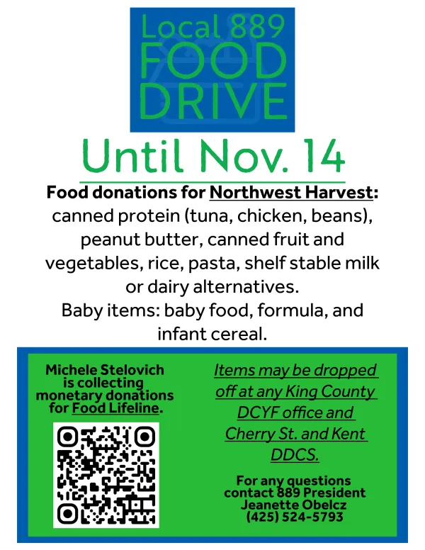 local 889 food drive