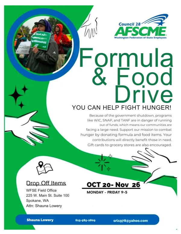 spokane formula a food drive