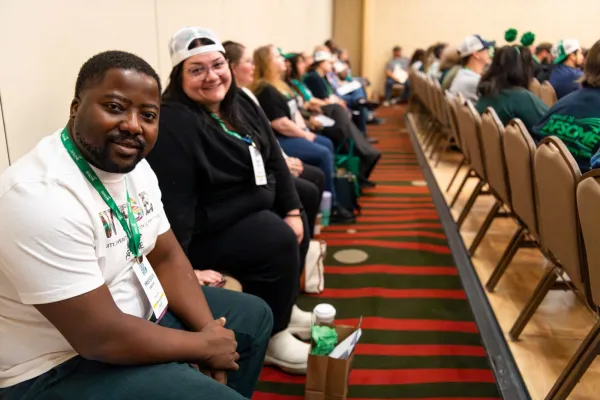 smiling workshop attendees