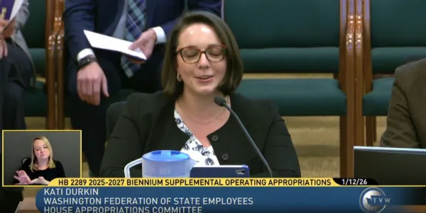 WFSE Lobbyist Kati Durkin testimony