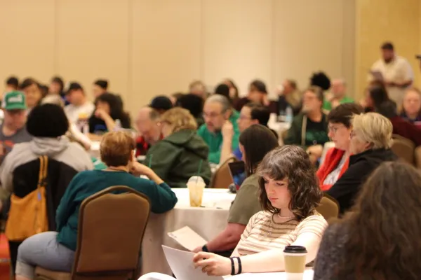 WFSE members during the arbitration panel