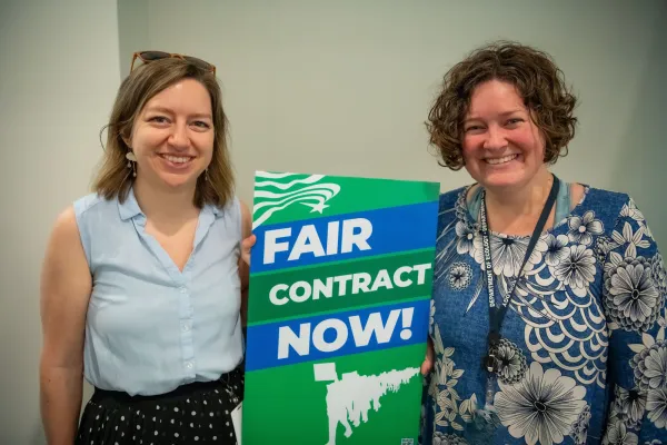 WFSE Local 872 members at the department of ecology