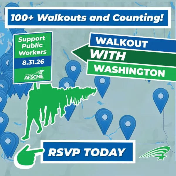 walkout map page preview with a button that says RSVP TODAY