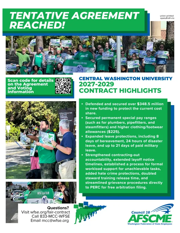CWU TA highlighlits flyer