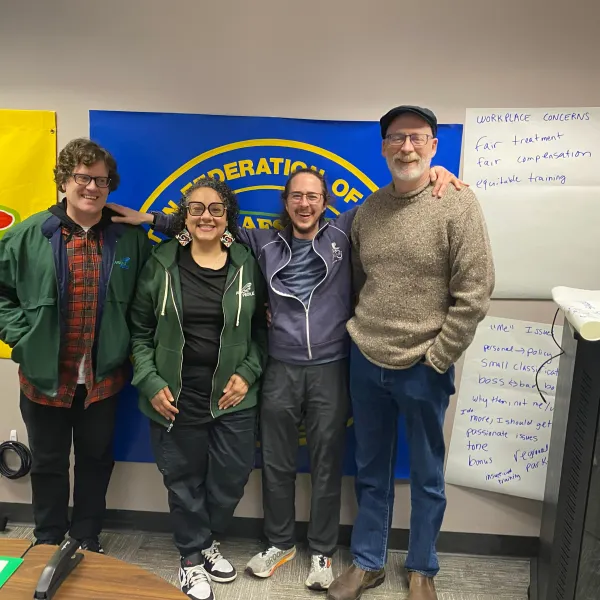 photo of ALJ bargaining team